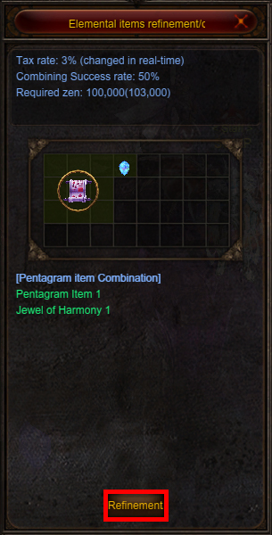 Exchange Pentagram for random Fragment