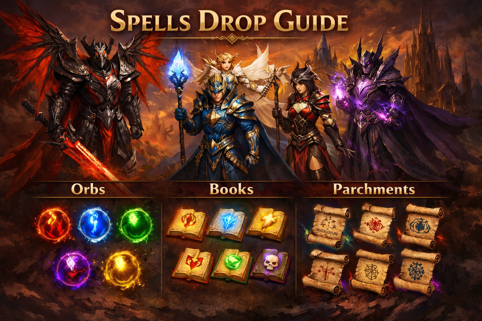 🧺[Drop] Orbs, Scrolls, Parchment