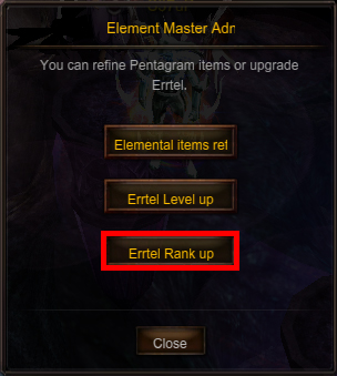 Errtel Rank Up
